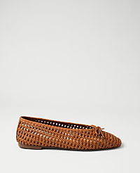 Woven Bow Ballet Flat carousel Product Image 2