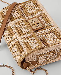 Weekend Geo Raffia Crossbody carousel Product Image 2