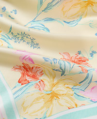 Floral Silk Scarf carousel Product Image 2