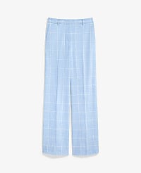 The Petite Wide-Leg Pant in Windowpane carousel Product Image 5