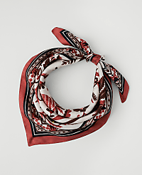 Palm Print Silk Scarf carousel Product Image 1