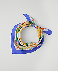 Lemon Print Silk Scarf carousel Product Image 1