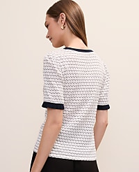 Scalloped Ruffle Trim Top carousel Product Image 2