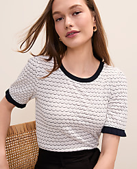 Scalloped Ruffle Trim Top carousel Product Image 3