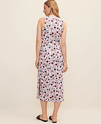 Petite Weekend Floral Tie Waist Sheath Dress carousel Product Image 2