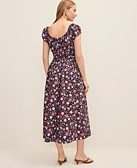 Petite Weekend Floral Smocked Midi Dress carousel Product Image 2