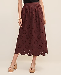 Weekend Eyelet Gathered Maxi Skirt carousel Product Image 2