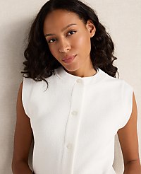 Haven Well Within Cotton Blend Textured Short Sleeve Jacket carousel Product Image 2