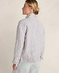 Haven Well Within Everweave Linen Stripe Boxy Jacket carousel Product Image 3