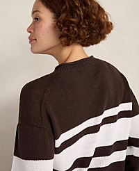 Haven Well Within Cotton Linen Stripe Roll Neck Sweater carousel Product Image 2
