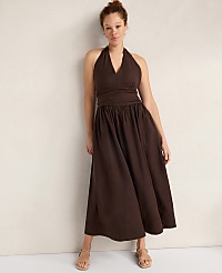 Haven Well Within Linen Halter Maxi Dress carousel Product Image 1