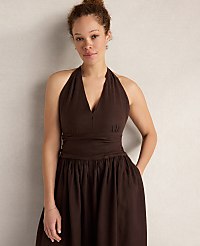 Haven Well Within Linen Halter Maxi Dress carousel Product Image 2