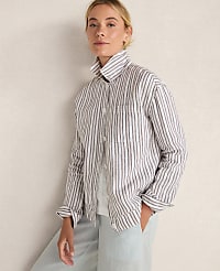 Haven Well Within Everweave Linen Stripe Boxy Jacket carousel Product Image 1