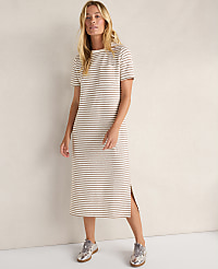 Haven Well Within Cotton Blend Textured T-Shirt Dress carousel Product Image 1