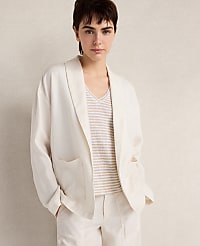 Haven Well Within Heavyweight Linen Blazer carousel Product Image 1