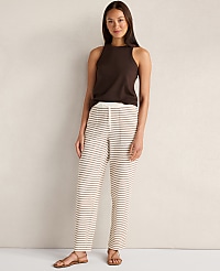 Haven Well Within Cotton Blend Textured Barrel Leg Pants carousel Product Image 4