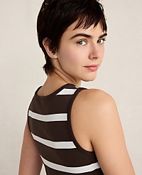 Haven Well Within Organic Cotton Stripe Midi Dress carousel Product Image 2