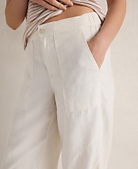 Haven Well Within Heavyweight Linen Wide Leg Pants carousel Product Image 3