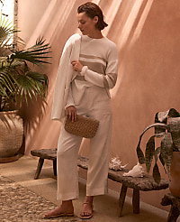 Haven Well Within Heavyweight Linen Wide Leg Pants carousel Product Image 5