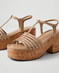 Suede Platform Sandal carousel Product Image 2