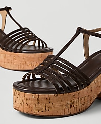 Suede Platform Sandal carousel Product Image 2