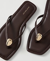 Weekend Leather Embellished Sandal carousel Product Image 1