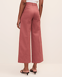 Petite Weekend Wide-Leg Ankle Pant carousel Product Image 3