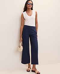 Weekend Wide-Leg Ankle Pant carousel Product Image 1