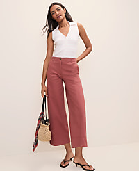 Weekend Wide-Leg Ankle Pant carousel Product Image 1