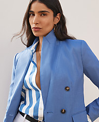 The Tailored Blazer in Linen Blend carousel Product Image 3