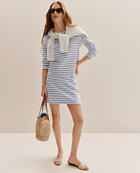Petite Weekend Striped Easy Fit Skirt carousel Product Image 4