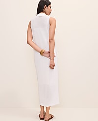 Petite Collared Halter Sweater Dress carousel Product Image 2