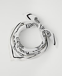 Shell Print Silk Scarf carousel Product Image 1