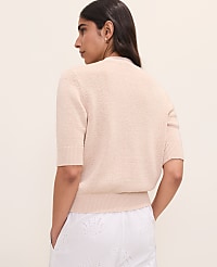 Starfish Button Elbow Sleeve Cardigan carousel Product Image 2