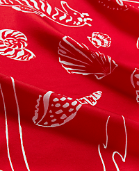 Mixed Shell Print Silk Scarf carousel Product Image 2
