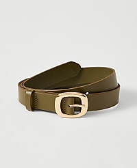 Leather Square Buckle Belt carousel Product Image 1