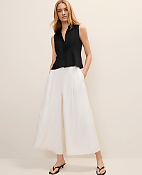 The Petite Pintucked Culotte Pant carousel Product Image 1