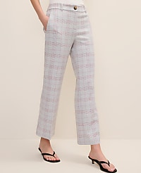 The Petite Jayne Crop Trouser in Plaid carousel Product Image 2