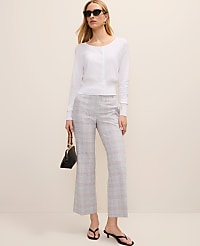 The Petite Jayne Crop Trouser in Plaid carousel Product Image 4