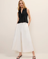 The Pintucked Culotte Pant carousel Product Image 1