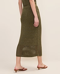 Crochet Midi Sweater Skirt carousel Product Image 3