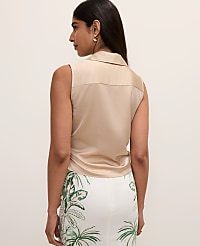 Petite Tie Waist Blouse carousel Product Image 2