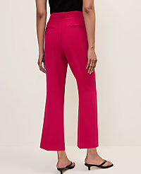 The Petite Flare Ankle Pant in Fluid Crepe carousel Product Image 3