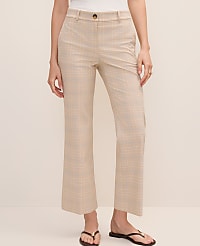 The Jayne Crop Trouser in Plaid carousel Product Image 2