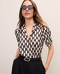 Geo Button Down Shirt carousel Product Image 1