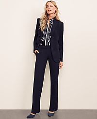 The Petite Trouser in Seasonless Stretch carousel Product Image 1