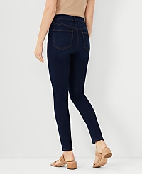 Petite Sculpting Pocket Highest Rise Skinny Jeans in Classic Dark Indigo Wash carousel Product Image 2