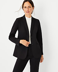 The Two Button Blazer in Double Knit carousel Product Image 1