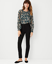 The Petite Audrey Pant in Bi-Stretch carousel Product Image 3