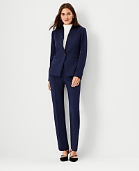 The Straight Pant in Double Knit carousel Product Image 1